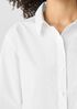 Washed Organic Cotton Poplin Classic Collar Short Shirt
