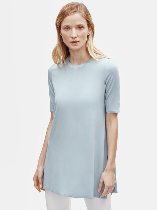 Fine Jersey Elbow-Sleeve Tunic