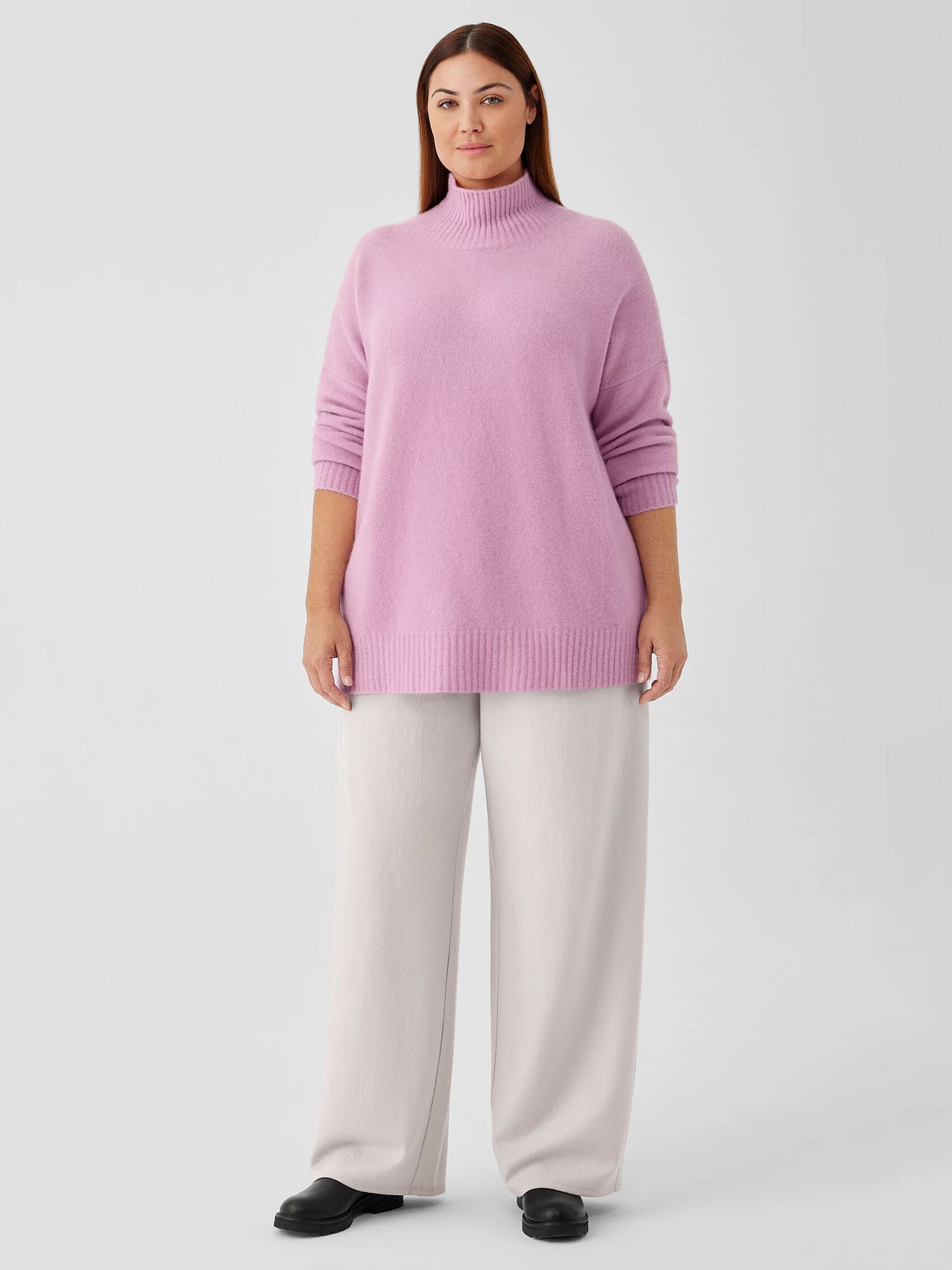 Cashmere Silk Bliss Turtleneck Box-Top