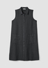 Garment-Dyed Organic Linen Classic Collar Dress