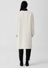 Cotton Wool Jacquard Round Neck Jacket
