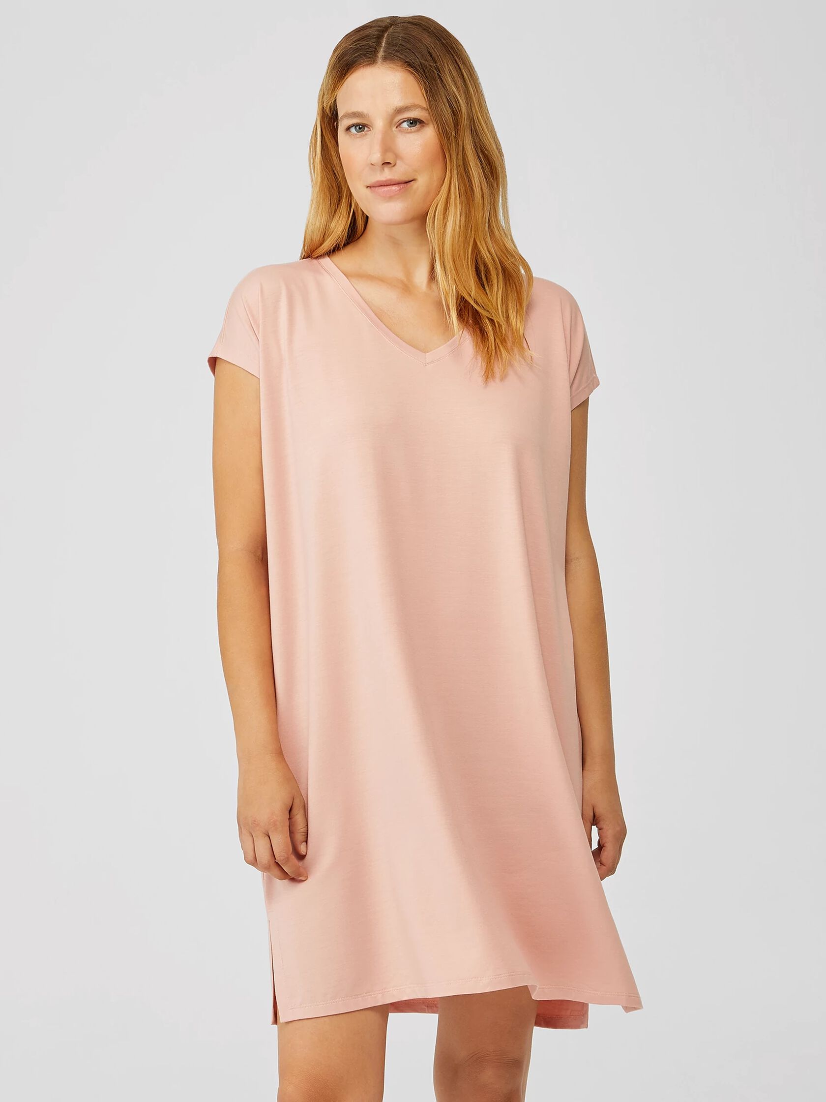 Fine Jersey V-Neck Dress