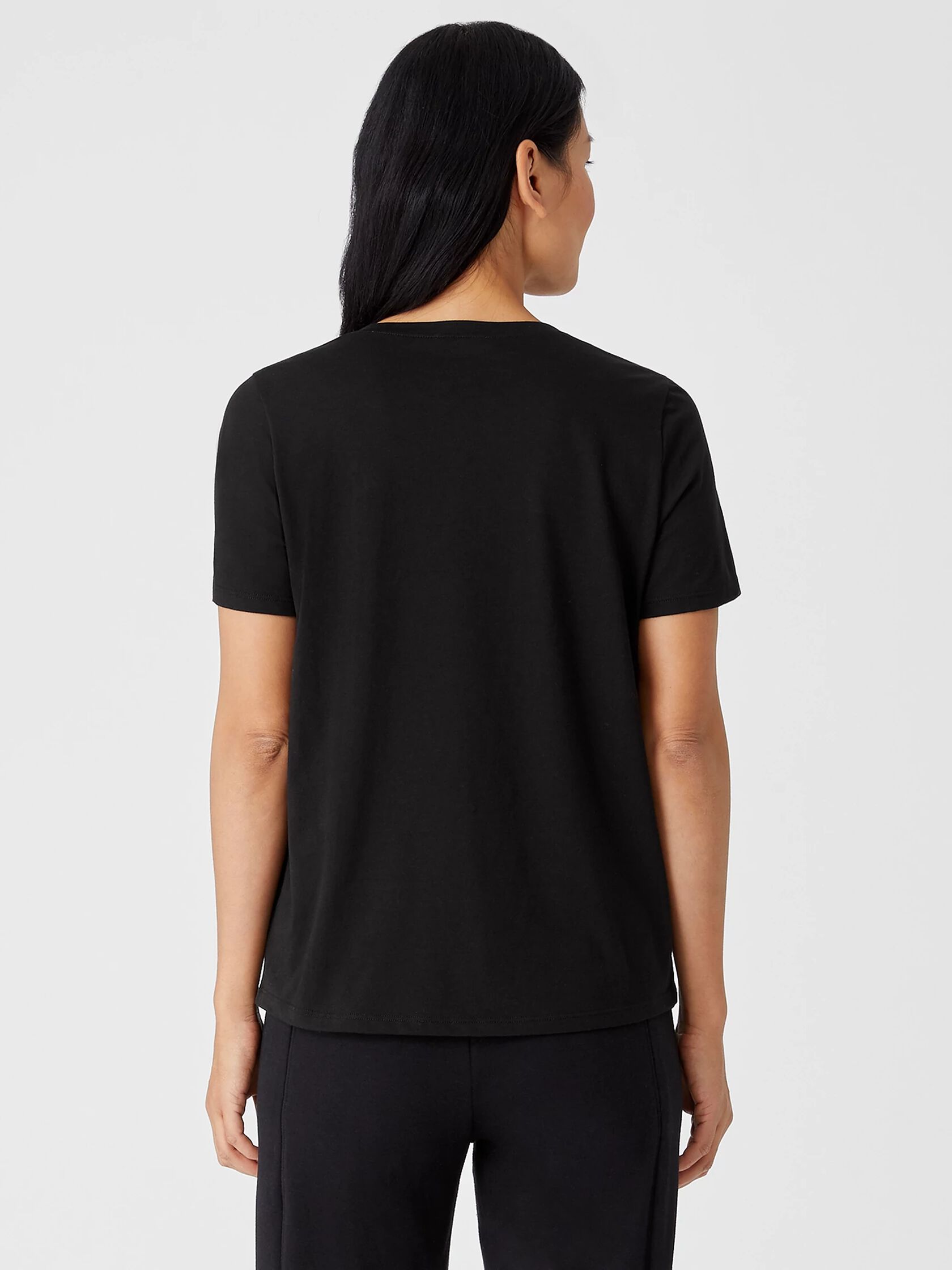 Organic Pima Cotton Jersey Short-Sleeve Tee