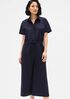 Organic Cotton Poplin Wide-Leg Jumpsuit