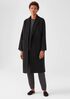 Doubleface Wool Cashmere Shawl Collar Coat