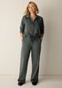 Cozy Brushed Terry Hug&nbsp;Straight Pant