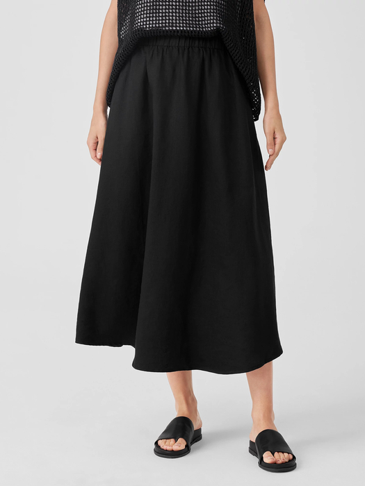 Organic Linen Pocket Skirt | EILEEN FISHER