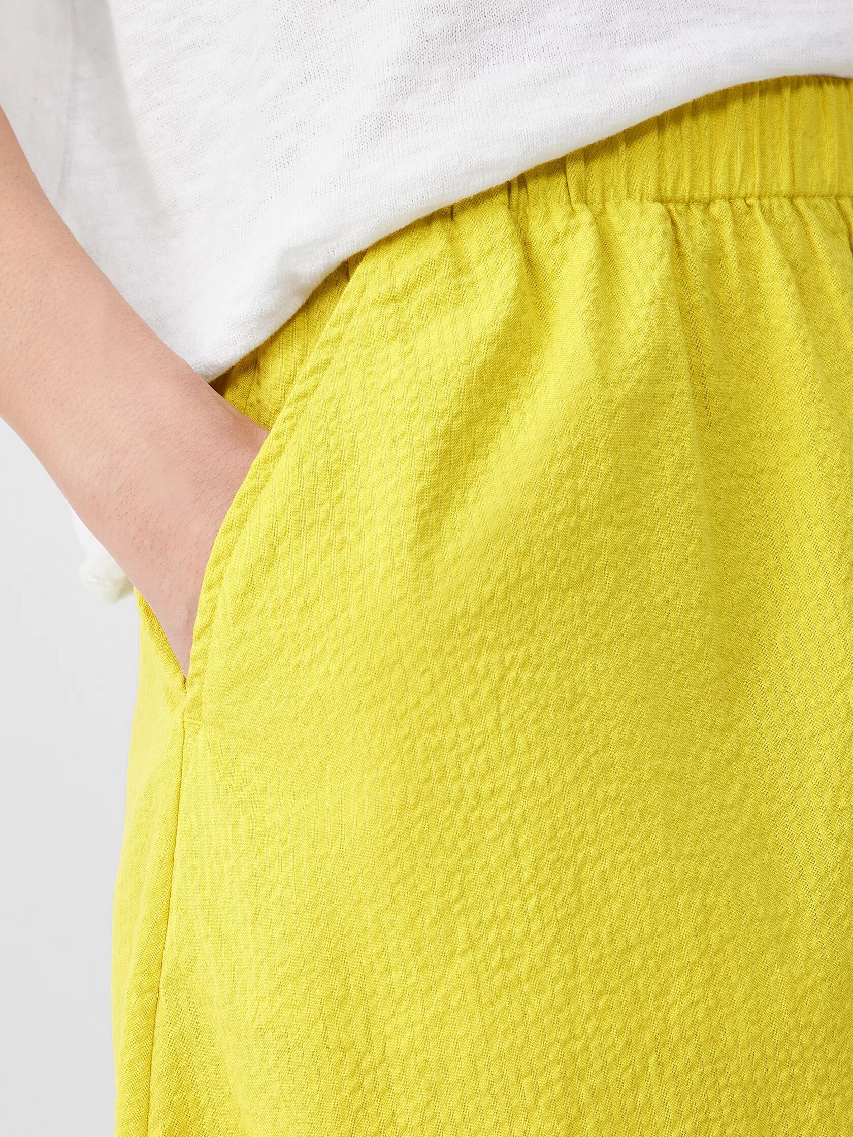 Organic Cotton Ripple Pocket Skirt