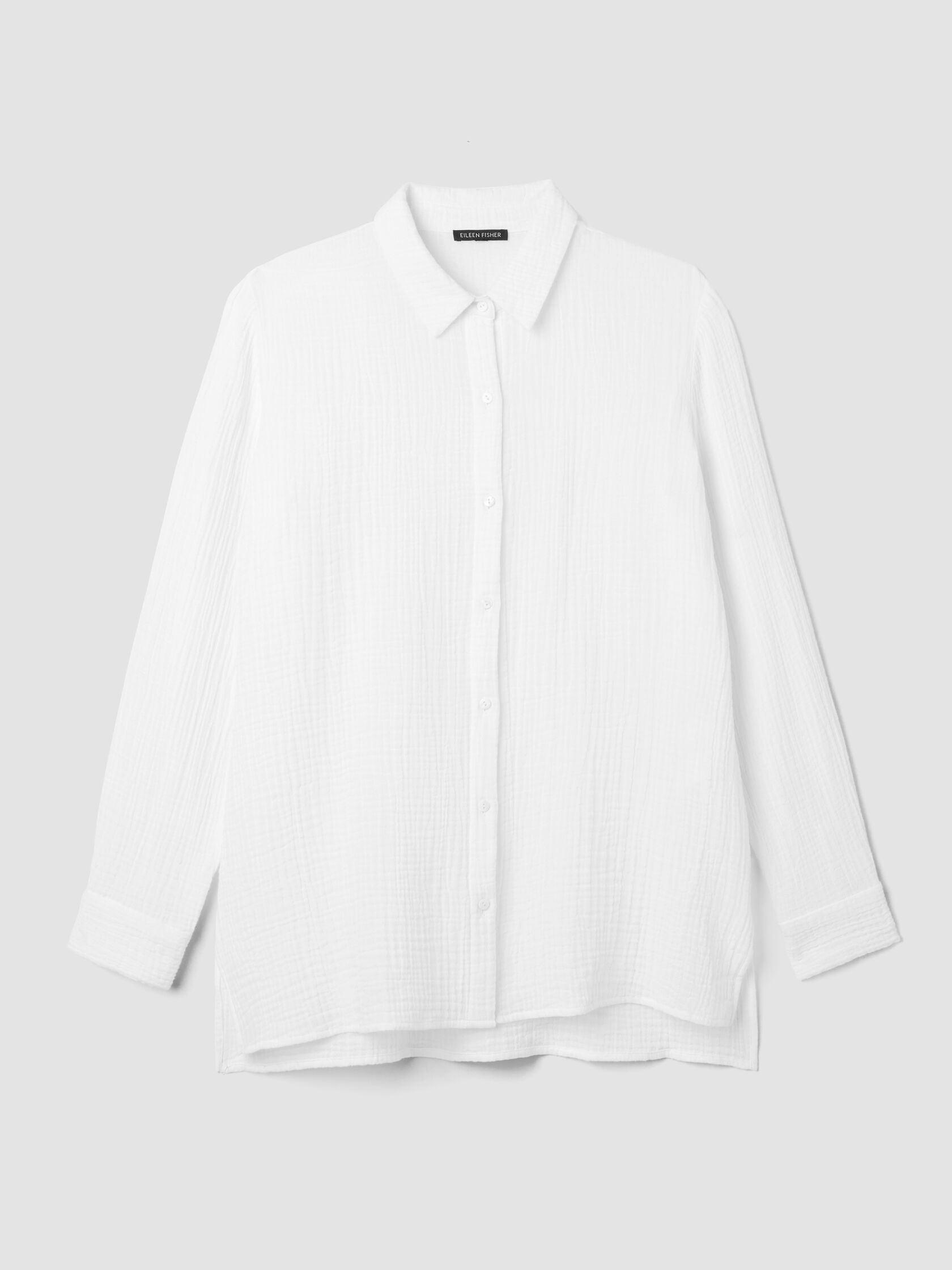 Organic Cotton Lofty Gauze Classic Collar Shirt