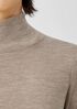 Ultrafine Merino Scrunch Neck Top in Responsible Wool