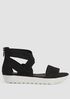 Kash Tumbled Nubuck Leather Sneaker Sandal