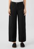 Cotton Hemp Stretch Wide-Leg Pant