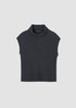 Merino Turtleneck Top in Regenerative Wool