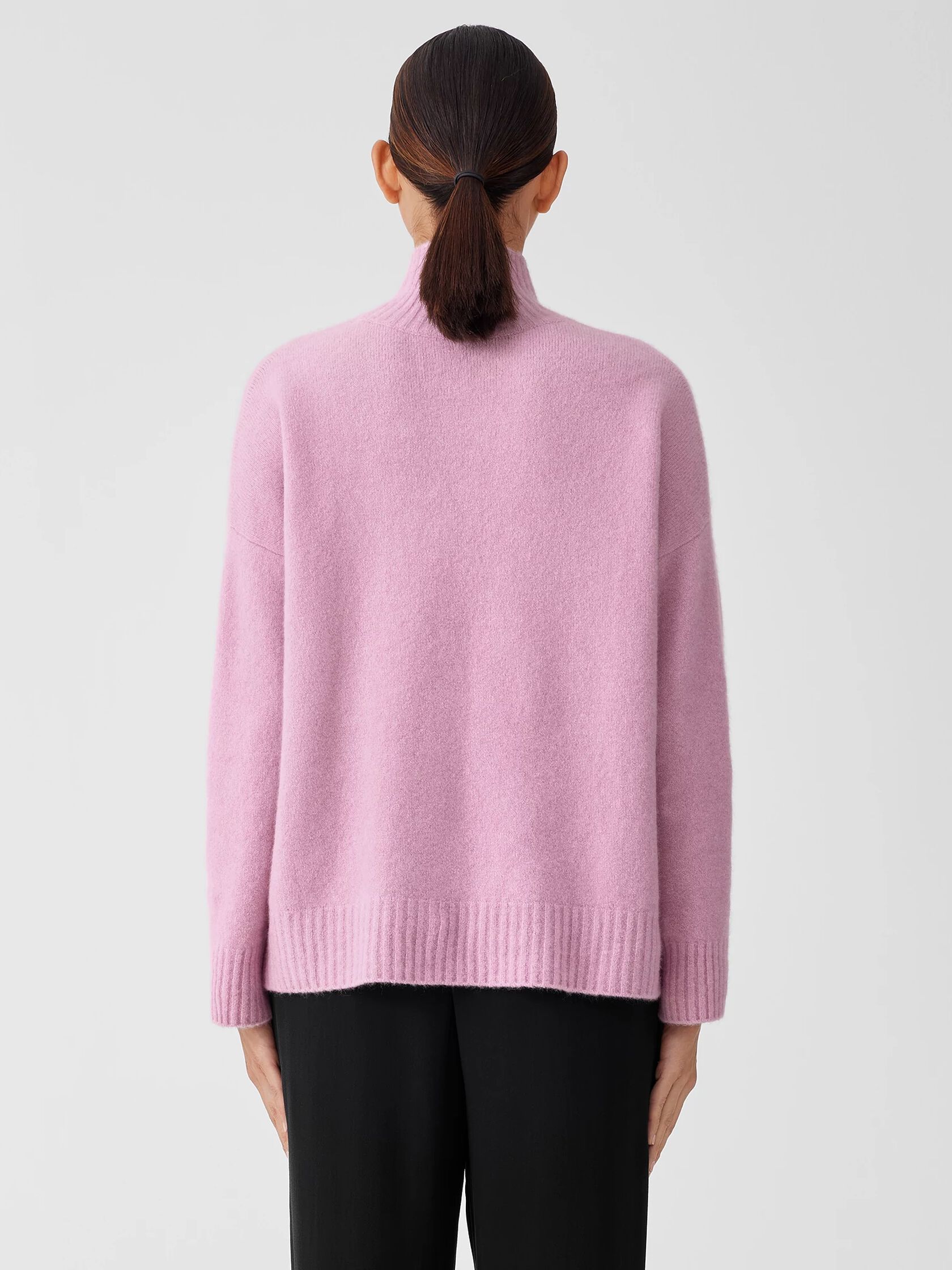 Cashmere Silk Bliss Turtleneck Box-Top