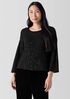 Merino Sequin Jewel Neck Top