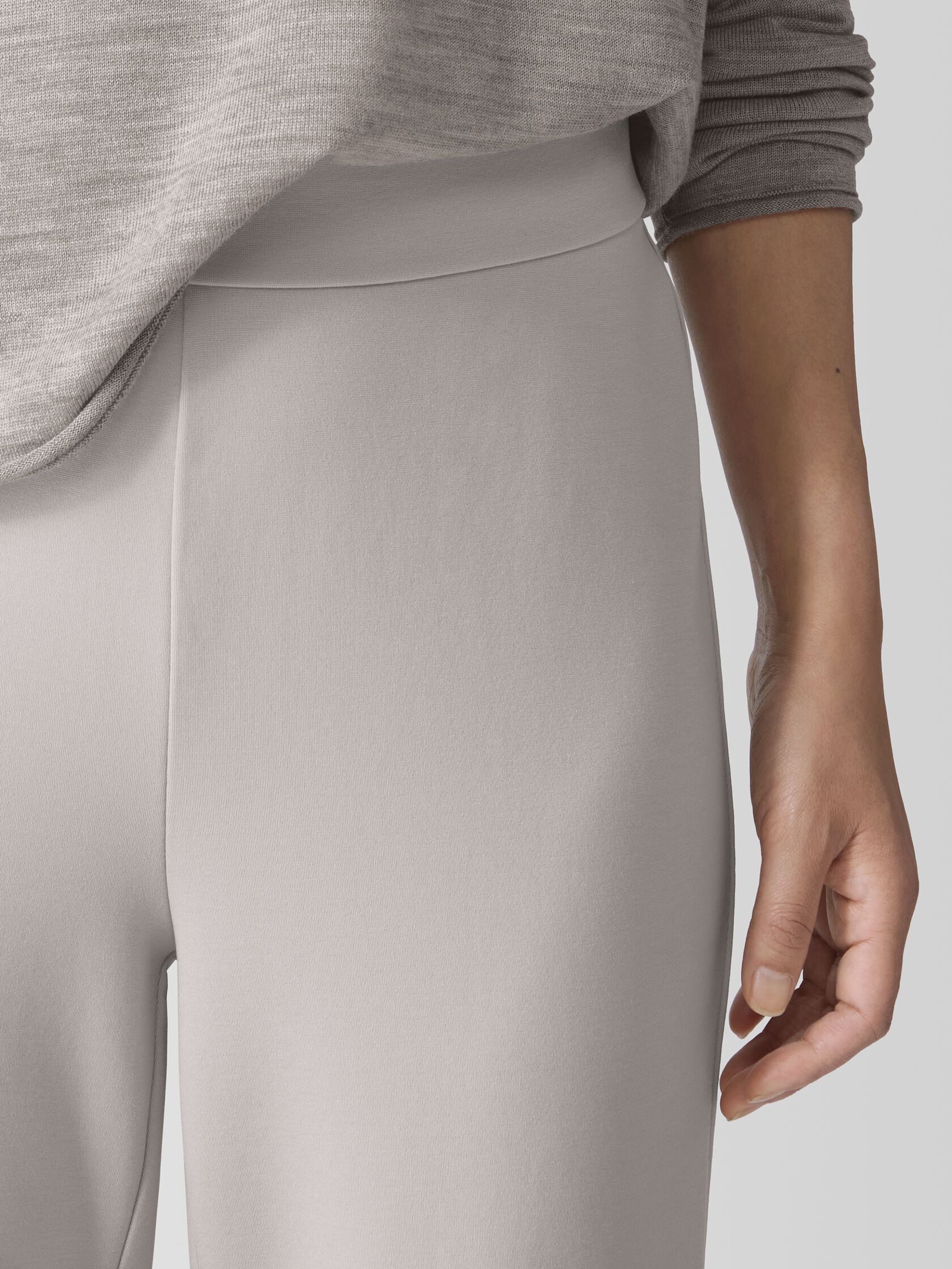 Washable Flex Ponte Straight Pant