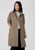 Light Organic Cotton Nylon Stand Collar Coat