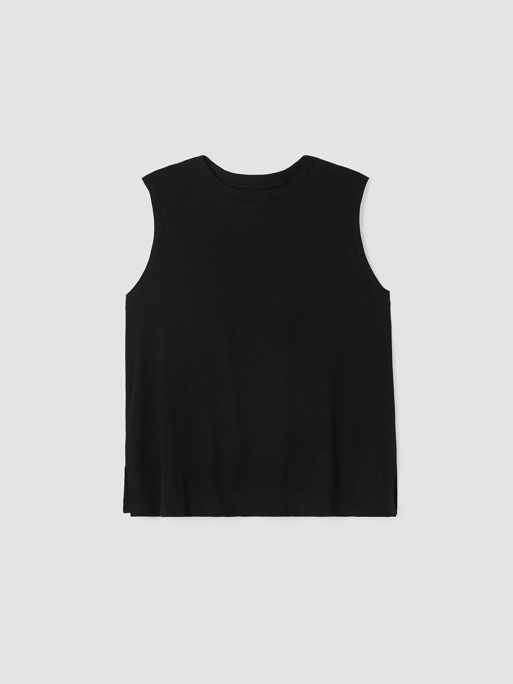 Organic Cotton Slub Crew Neck Tank