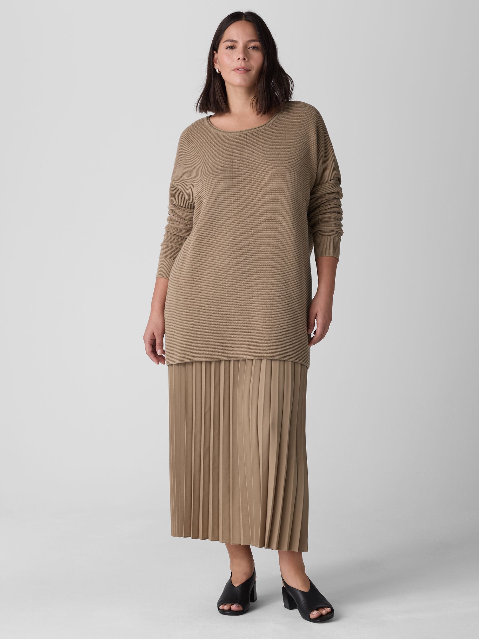Peruvian Cotton Blend Long Top