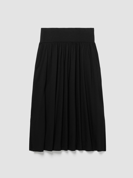 Fine Jersey Gathered Skirt
