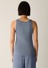 Organic Cotton Stretch Rib Scoop Neck Tank