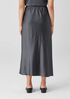 Stretch Silk Charmeuse Bias Skirt