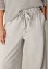 Slubby Organic Cotton Linen Full-Length Straight Pant