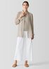 Sheer Silk Georgette Classic Collar Shirt