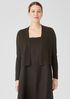 Organic Linen Cotton Airy Tuck Cropped Cardigan