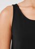 Organic Cotton Interlock Scoop Neck Sleep Tank