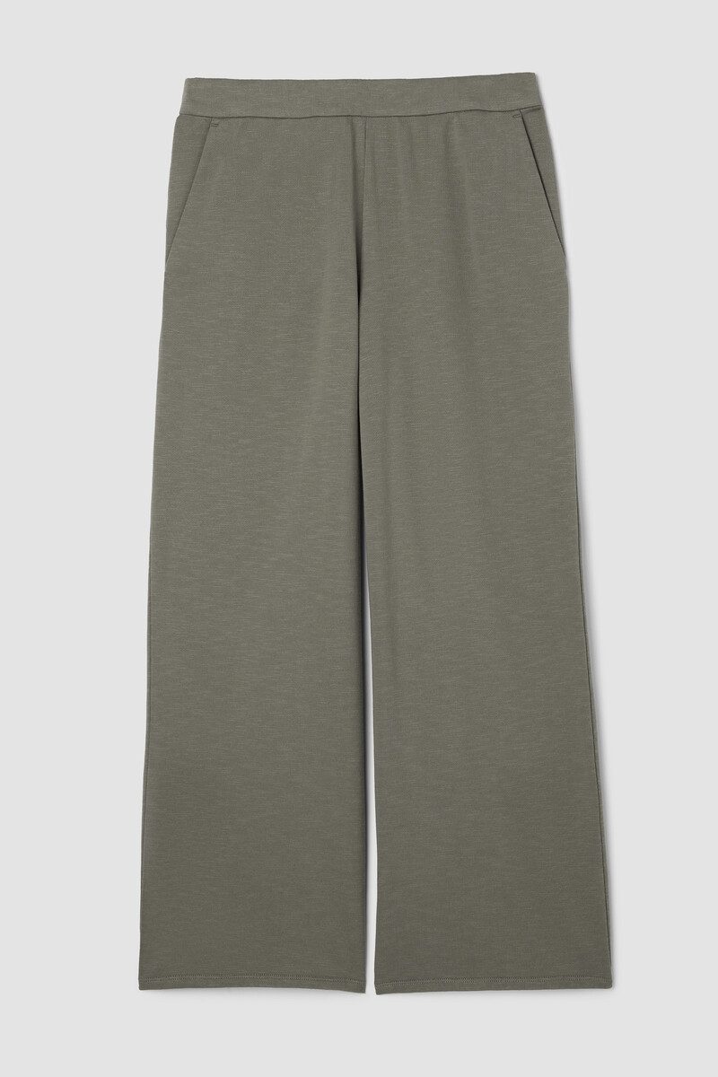 Garment-Dyed Organic Cotton Terry Wide-Leg Pant Garment-Dyed Organic Cotton Terry Wide-Leg Pant