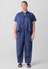Organic Handkerchief Linen Band Collar Shirt