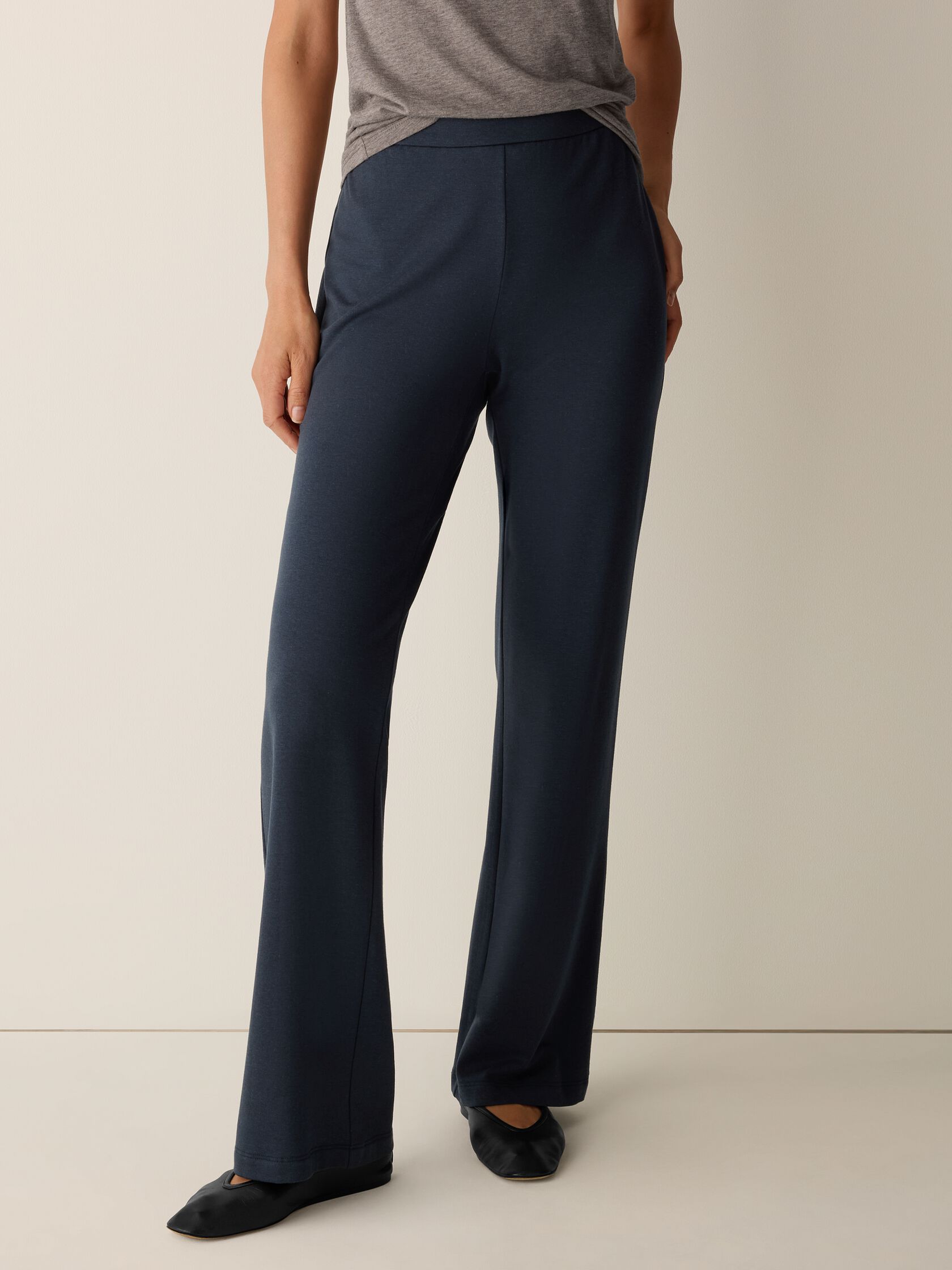 Cozy Brushed Terry Hug Kick Pant