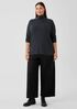 Merino Turtleneck Top in Regenerative Wool