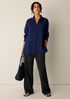 Organic Cotton Lofty Gauze Classic Collar Shirt