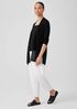 Organic Linen Cotton Airy Tuck Long Cardigan