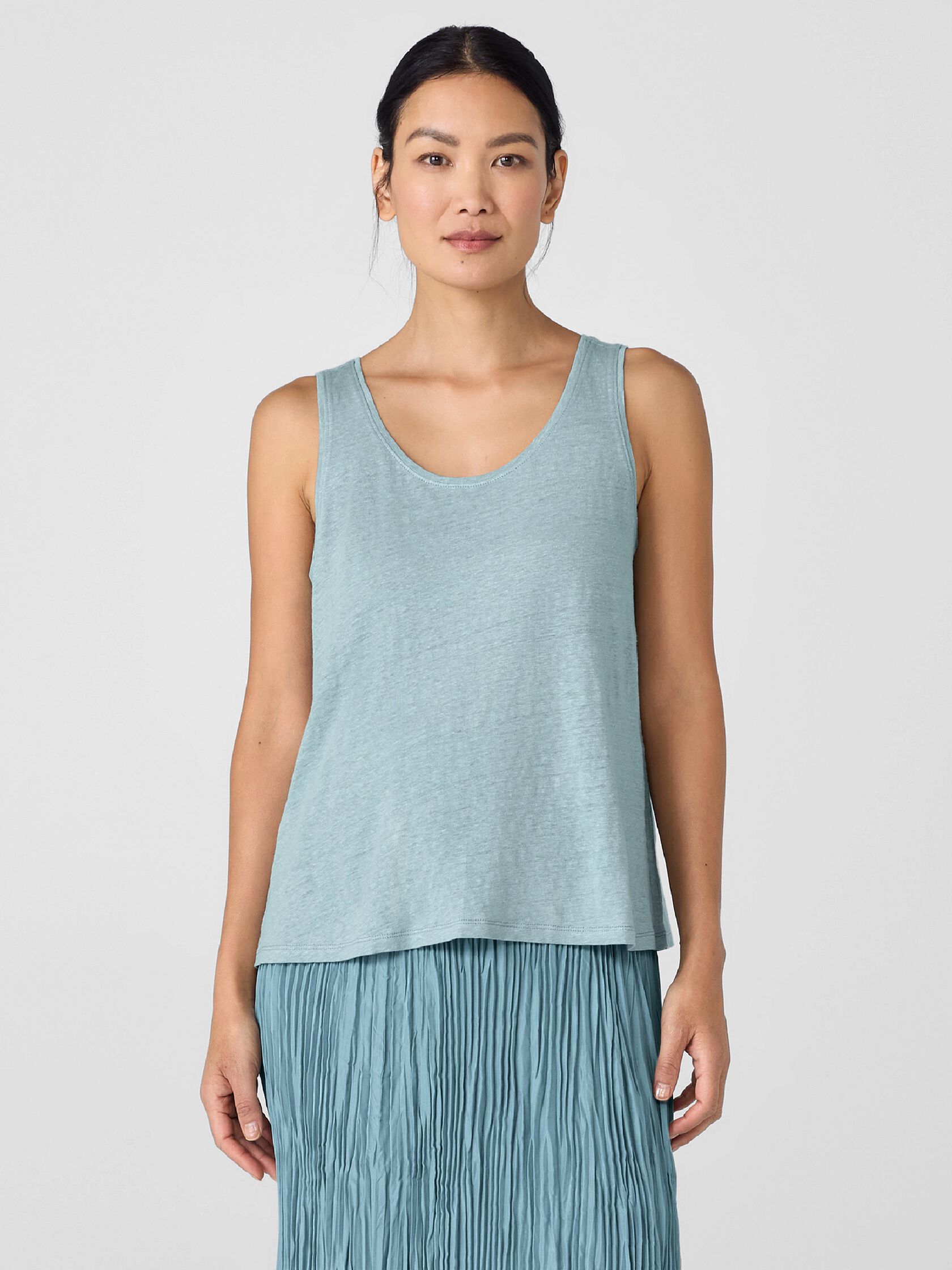 Organic Linen Jersey Tank