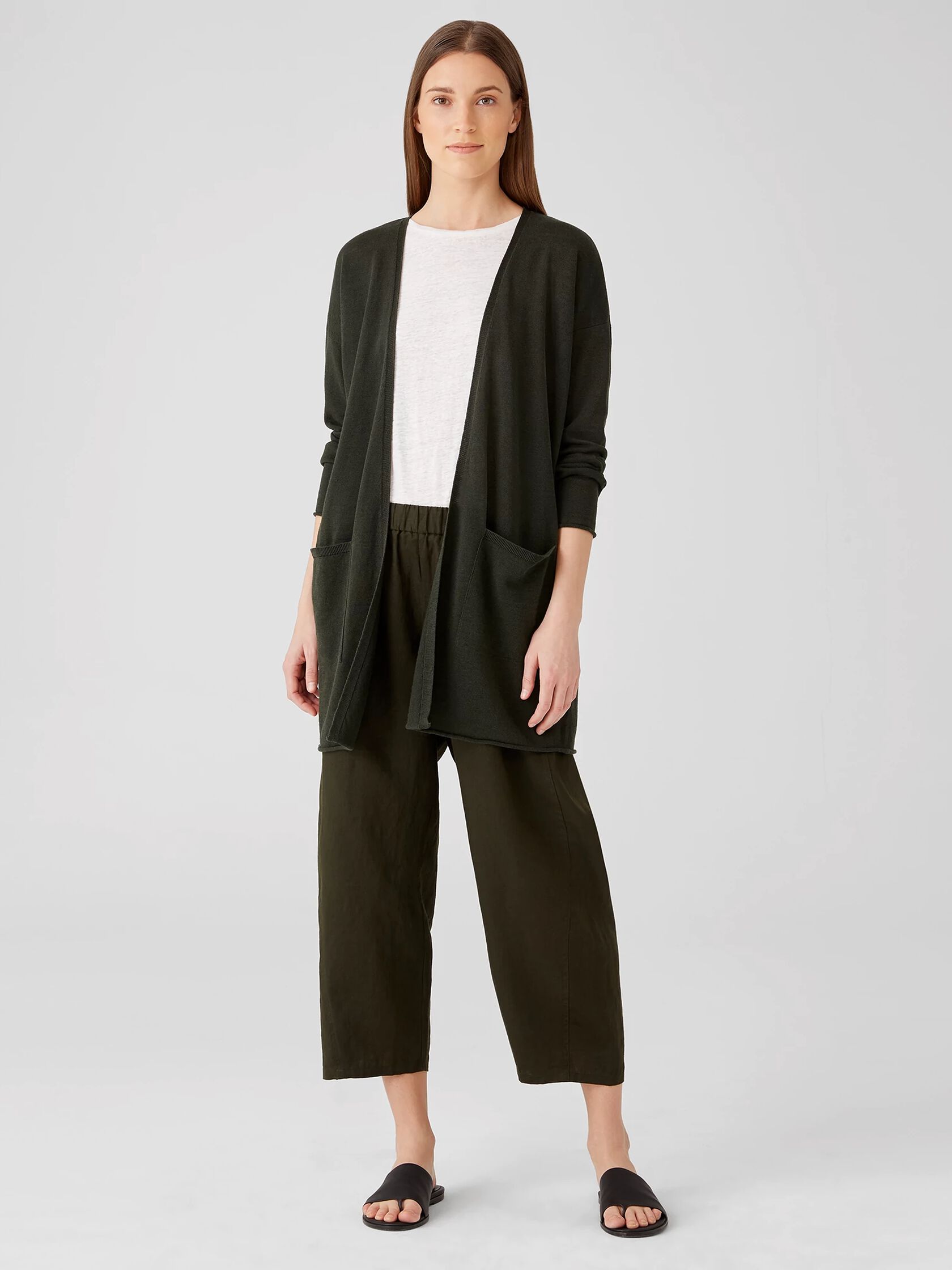 Organic Linen Cotton Cardigan