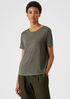 Organic Linen Jersey Short-Sleeve Tee