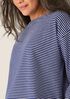 Striped Organic Cotton Slub Bateau Neck Top