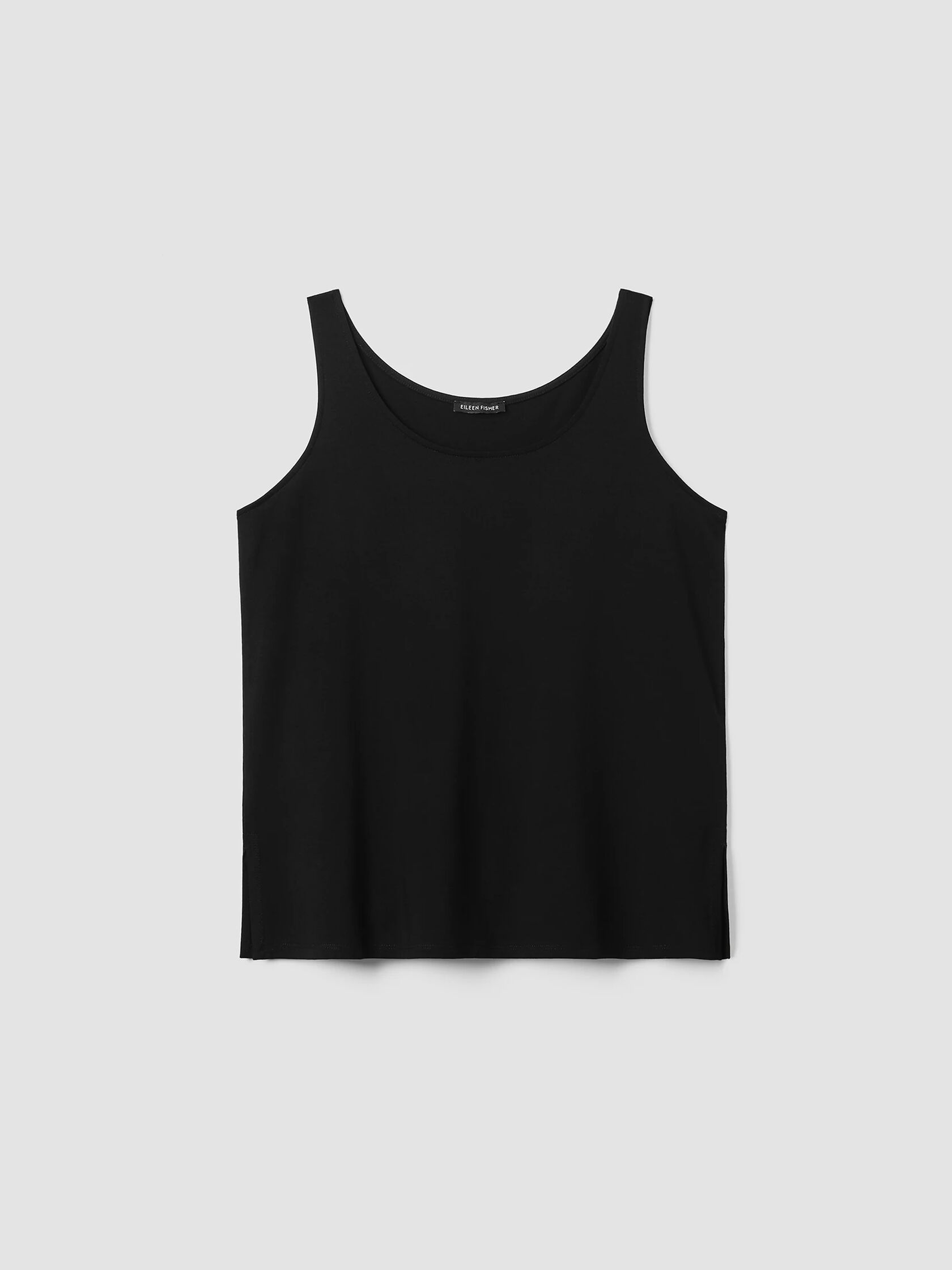 Stretch Jersey Knit Scoop Neck Tank