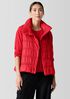 Eggshell Recycled Nylon Stand Collar Vest