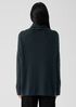 Cotton and Recycled Cashmere Turtleneck Long Top