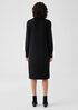 Stretch Jersey Knit Scrunch Neck Dress