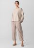 Striped Organic Cotton Slub Bateau Neck Top