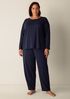 Organic Cotton Interlock Lantern Sleep Pant
