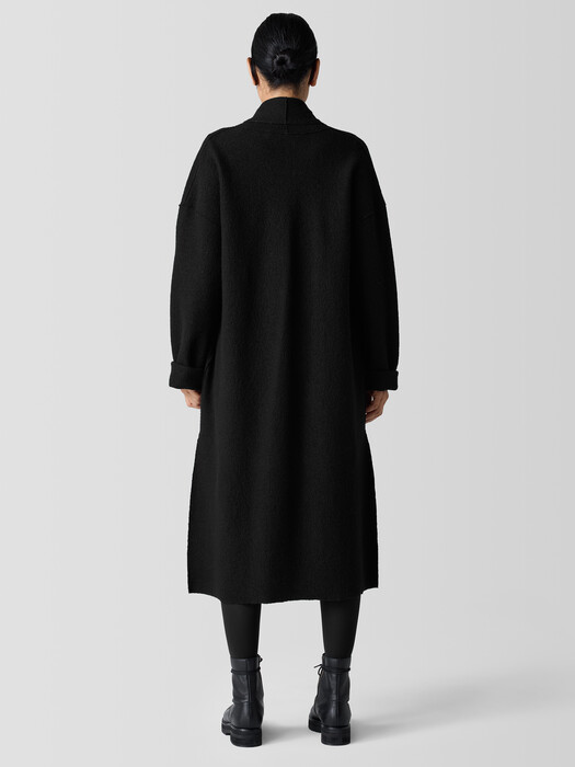 Lightweight Boiled Wool Icon Coat in Regenerative Wool