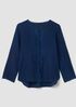 Renew Linen Scoop Neck Shirt, XL