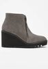 Alto Wedge Bootie in Suede