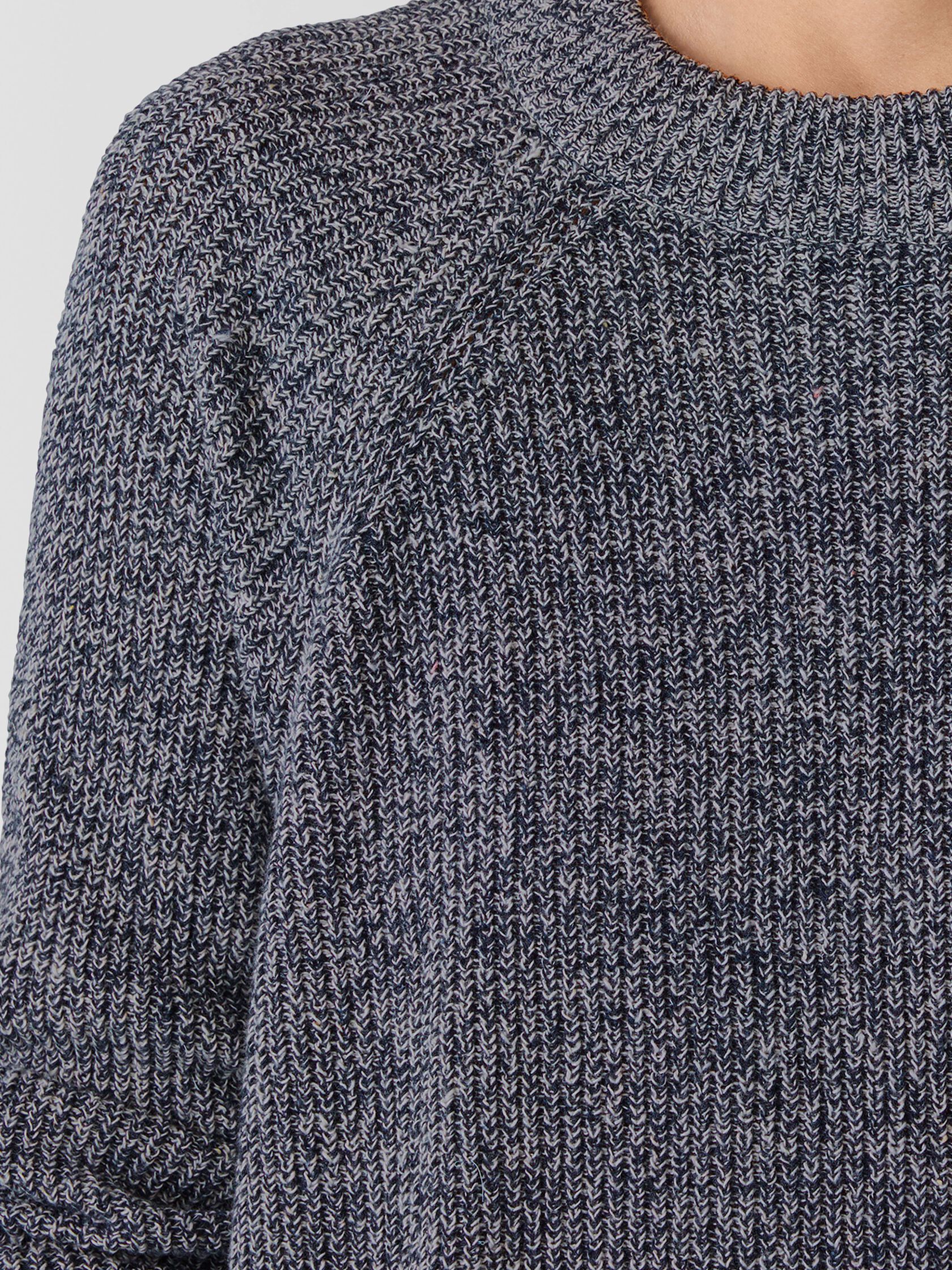Recycled Cotton Twist Mock Neck Top